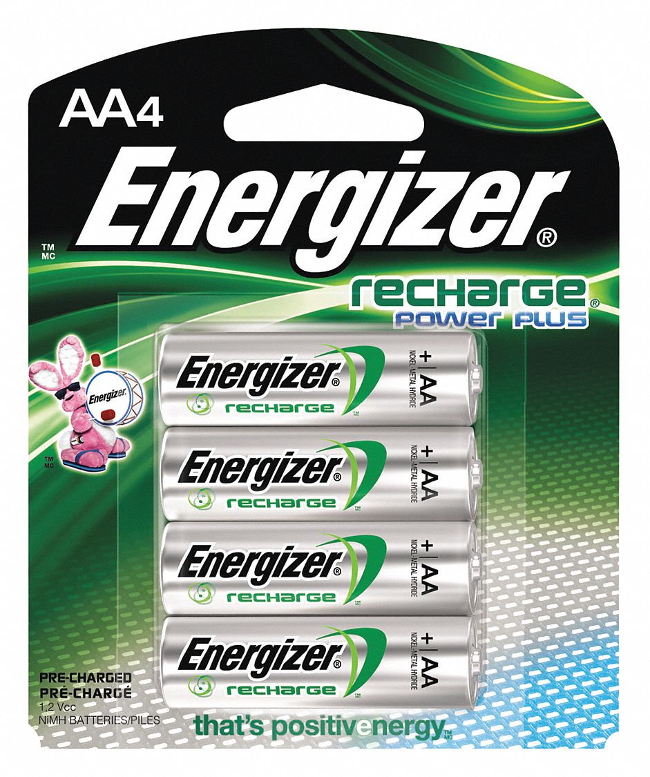 Rechargeable Battery, 2300mAh, AA, PK 4