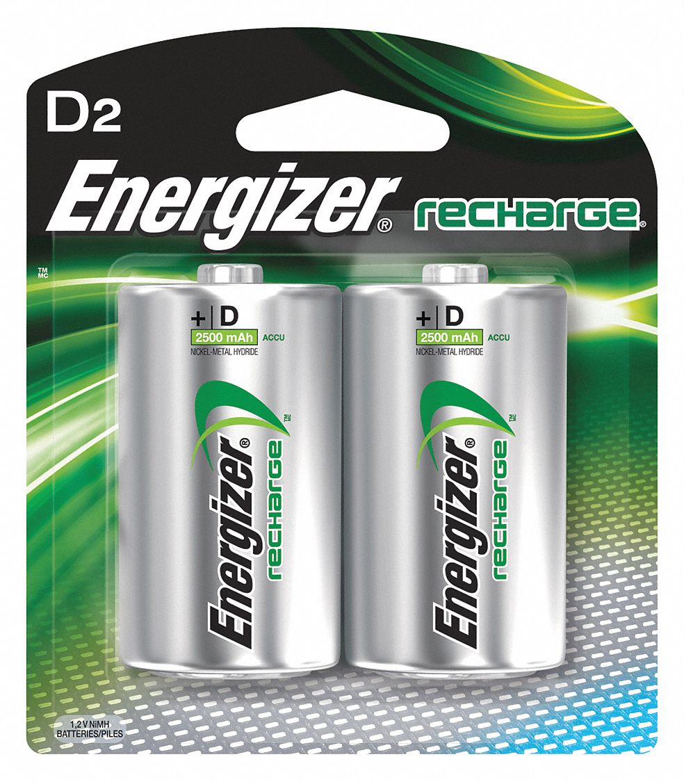 Rechargeable Battery, 2500mAh, PK 2