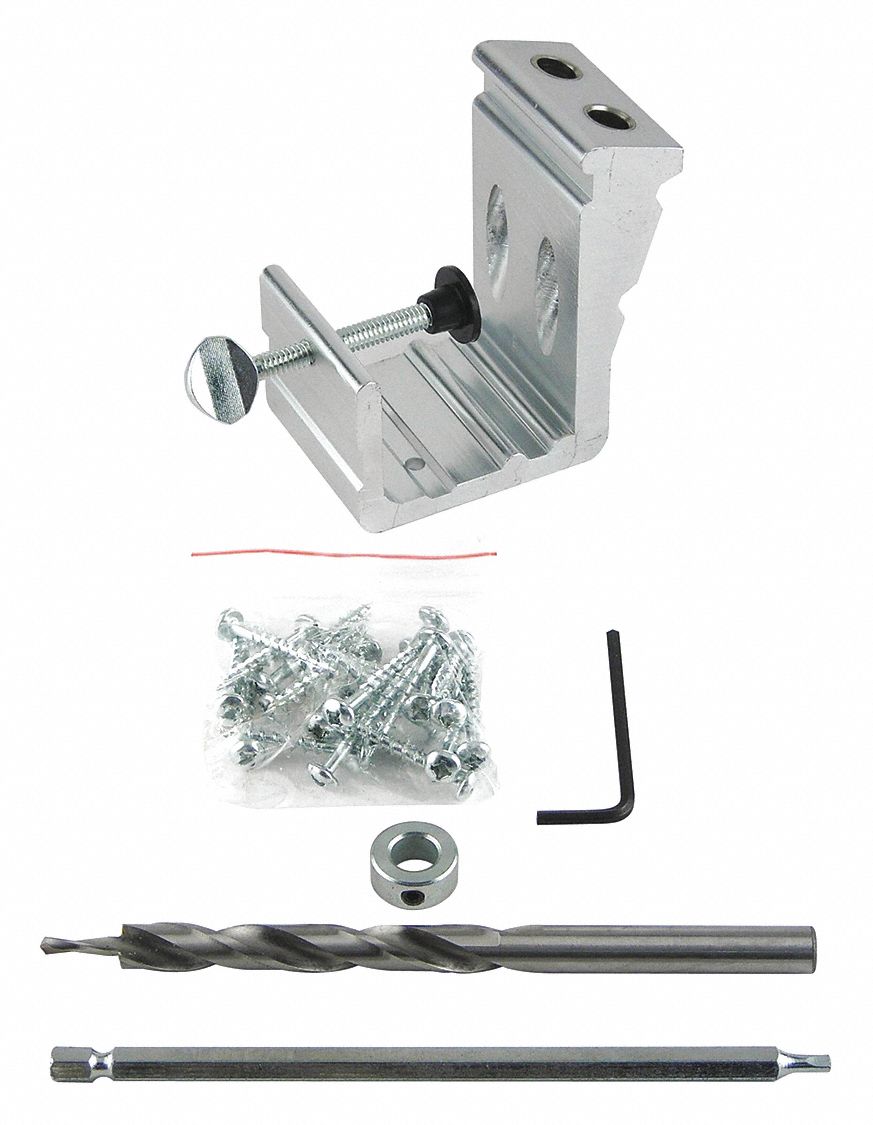 Pocket Hole Jig Kit, 3/8 Step Drill Bit