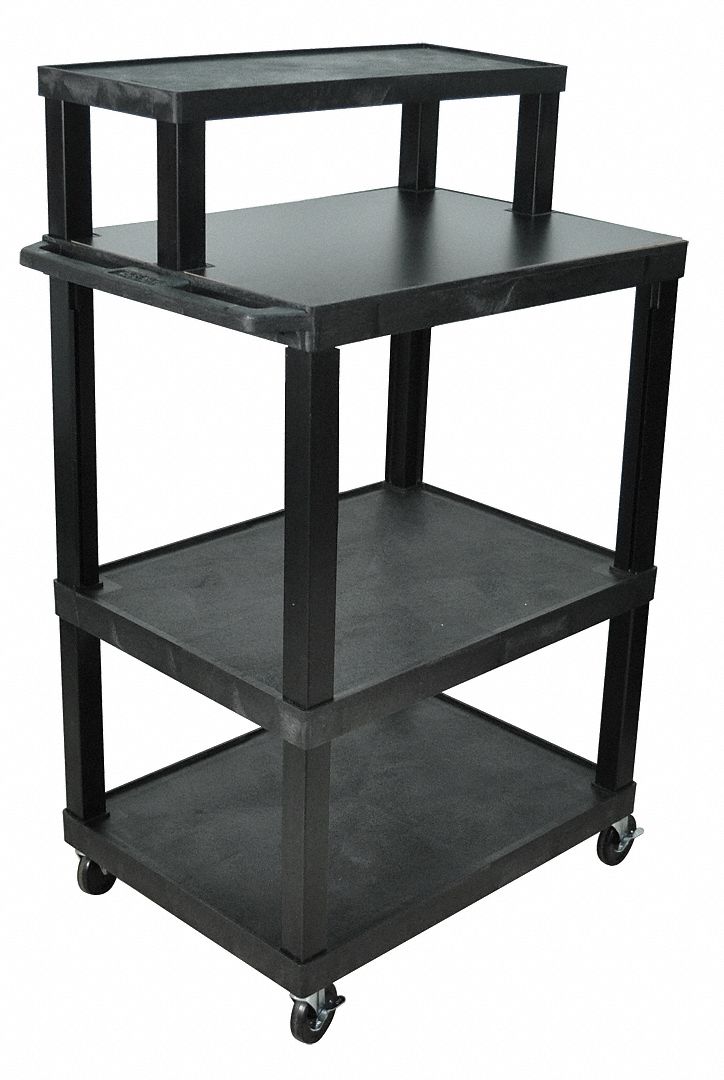 Workstation, Mobile, 32 Wx54 Hx24 D In, Blk