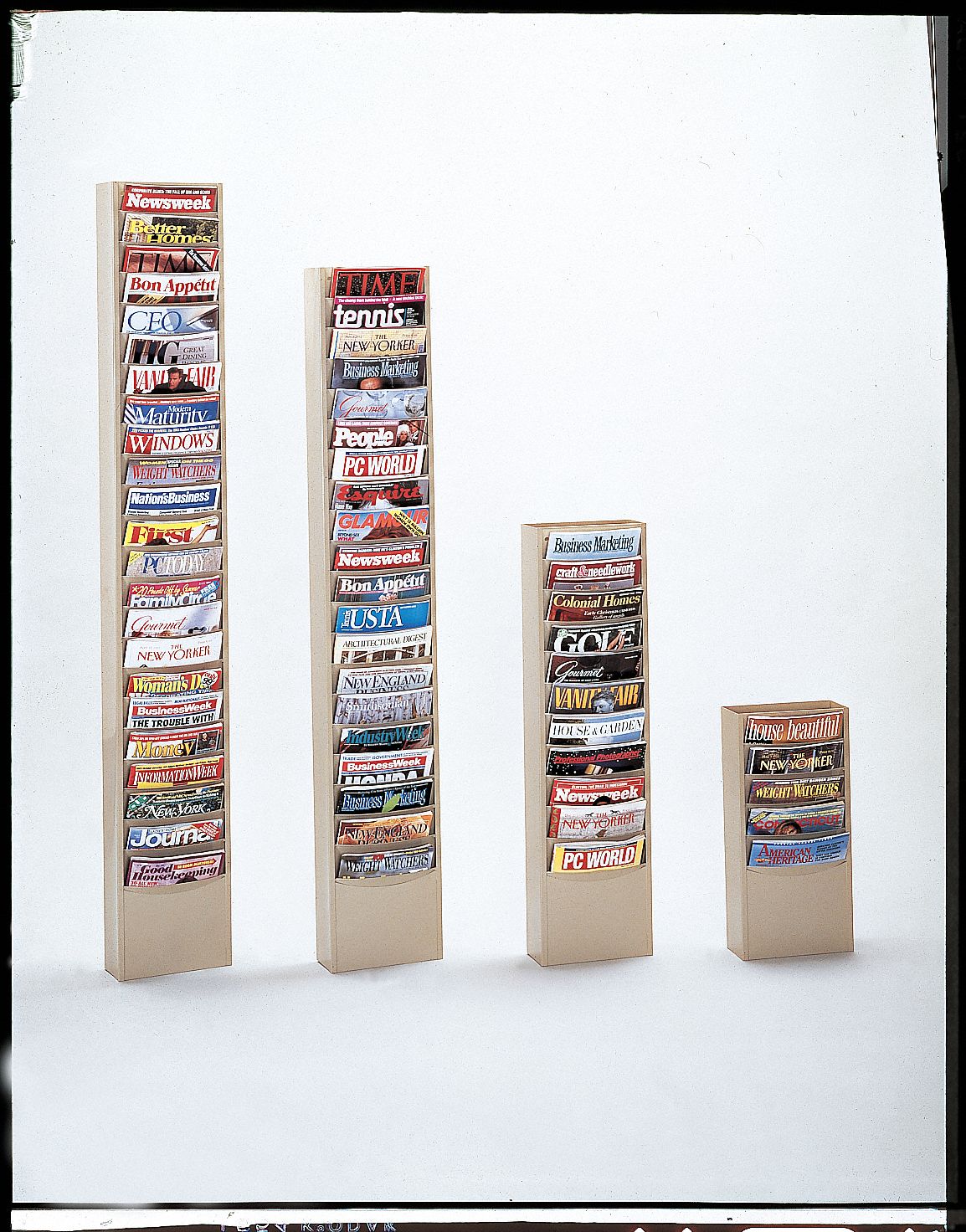 Magazine Wall Display, 23 Compart, Blue