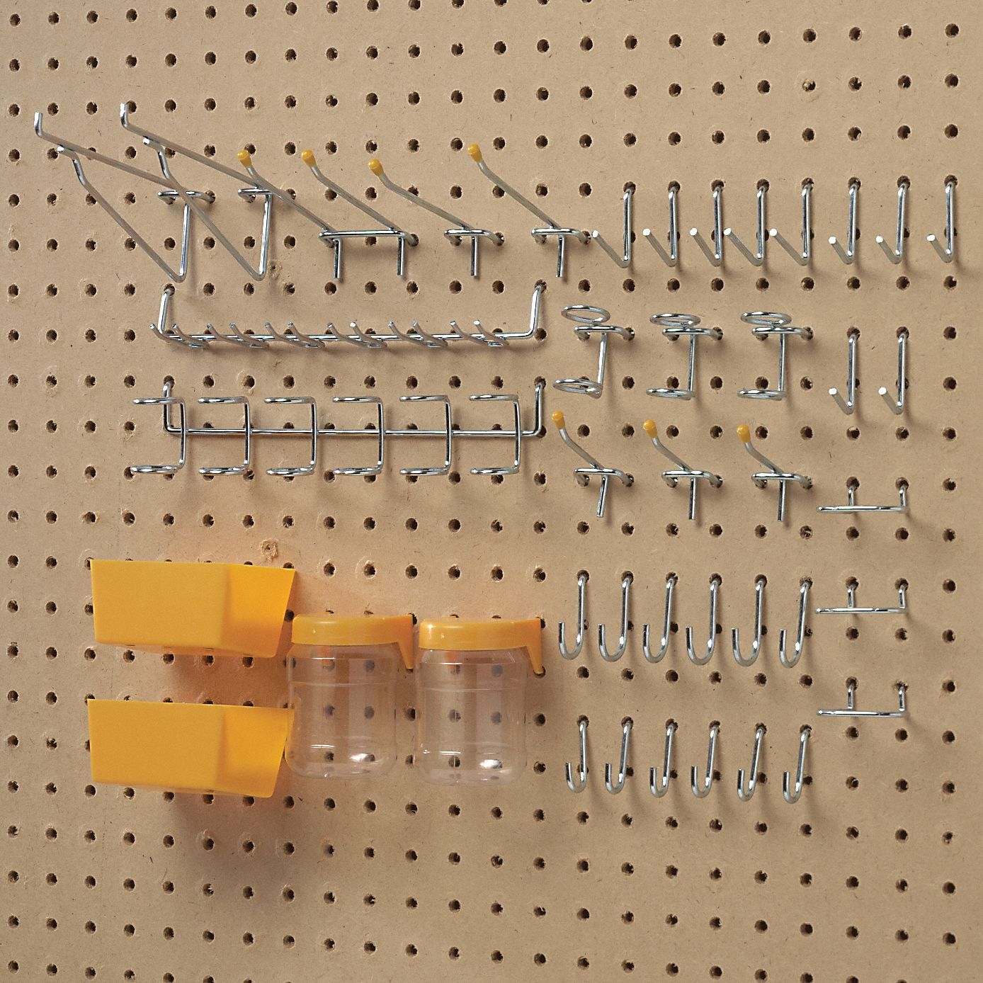 Pegboard Organizer Kit, 43 PC