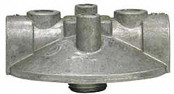 Hyd Spin-on Filter Head, 7 GPM, 3/8 In