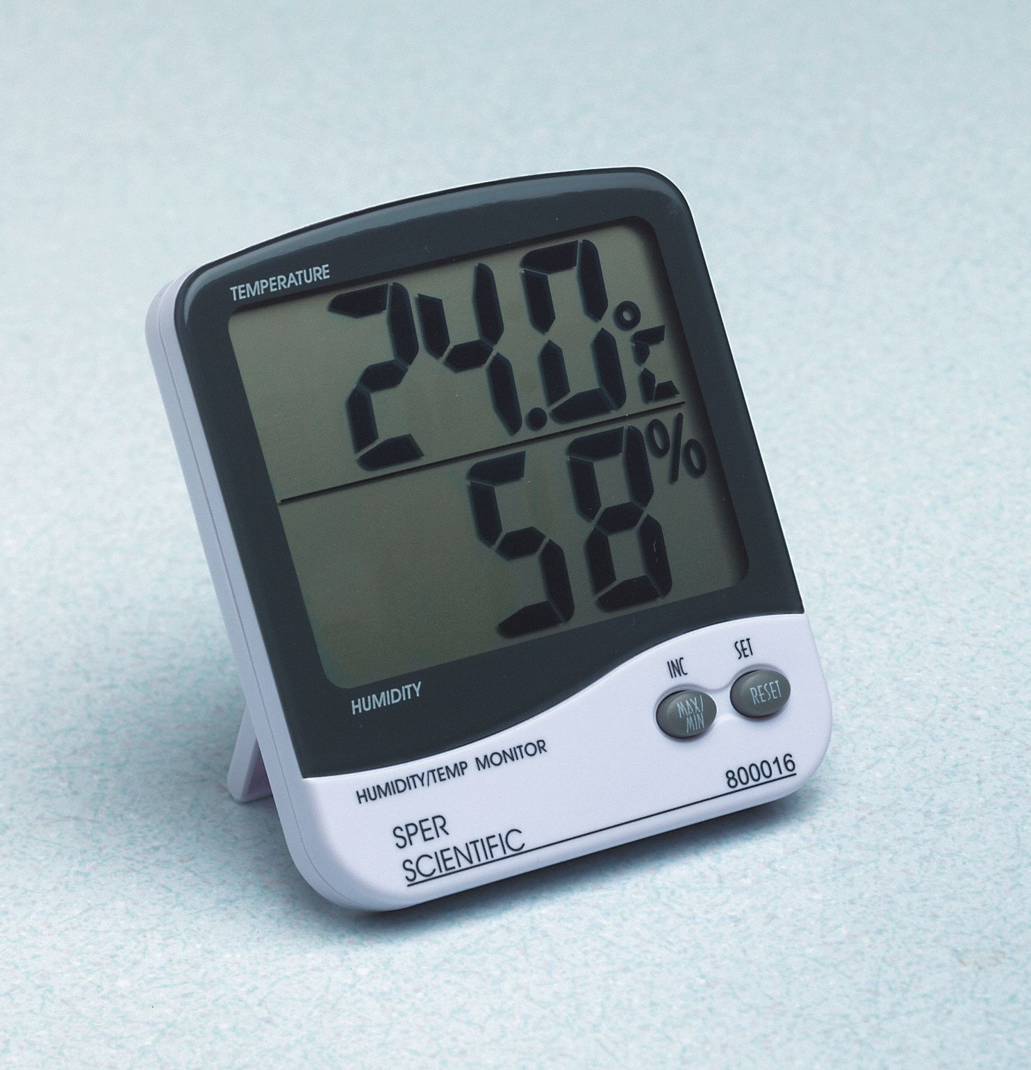 Indoor Digital Hygrometer, 23 to 122 F