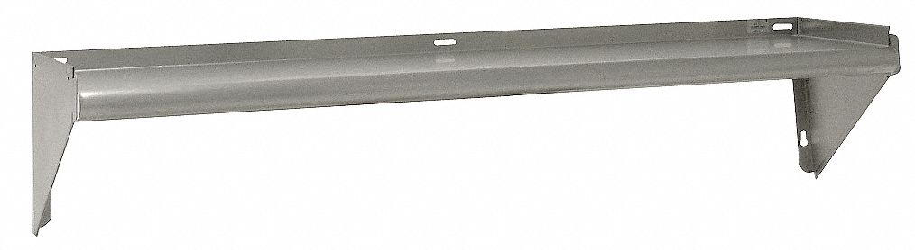 Wall Shelf, 36InH, 11-5/8InW, 1-1/4InD