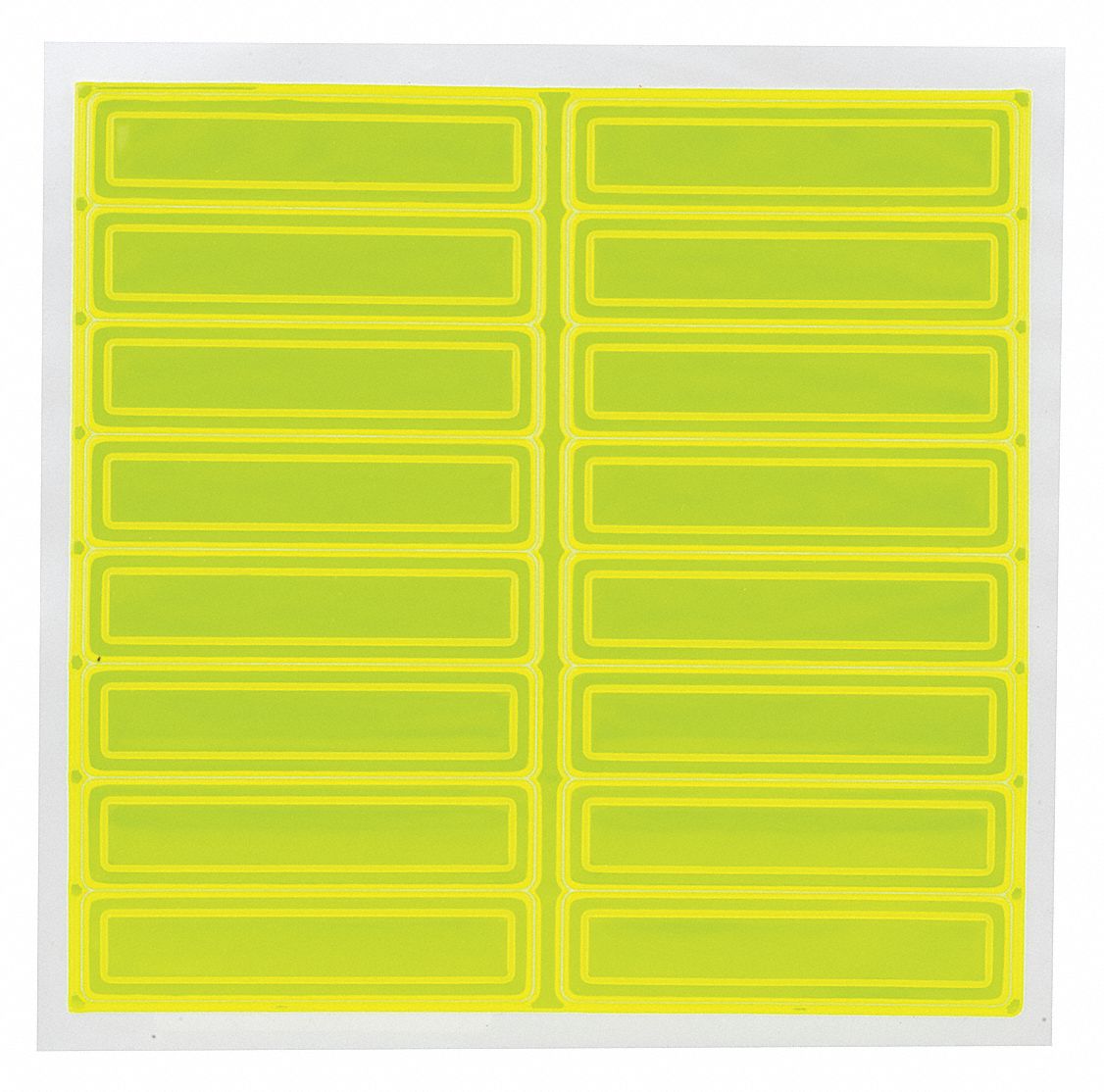 Hard Hat Label, 1 In. H, 4 In. W, PK 16