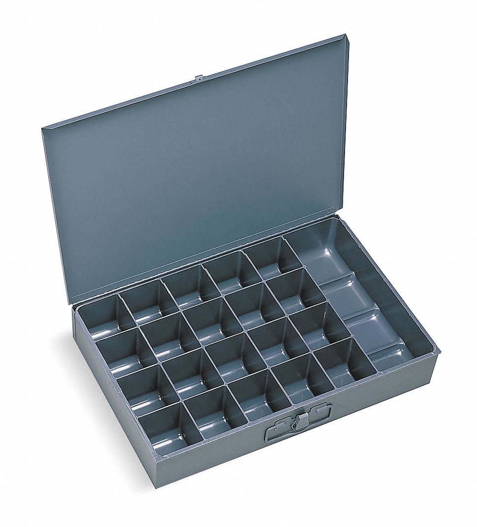 Extra Drawer, 21 Compartment, Gray, Steel
