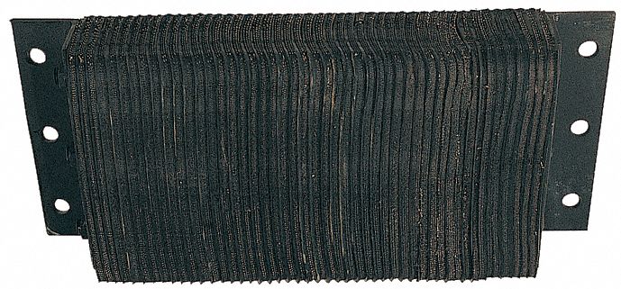 Dock Bumper, 10x8 1/2In, Rectangular
