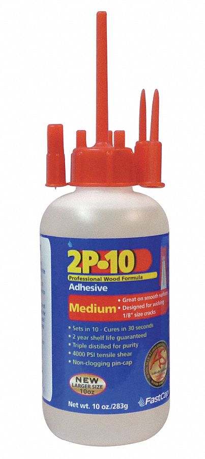 Instant Adhesive, Btl, 10oz, Bonds Wood