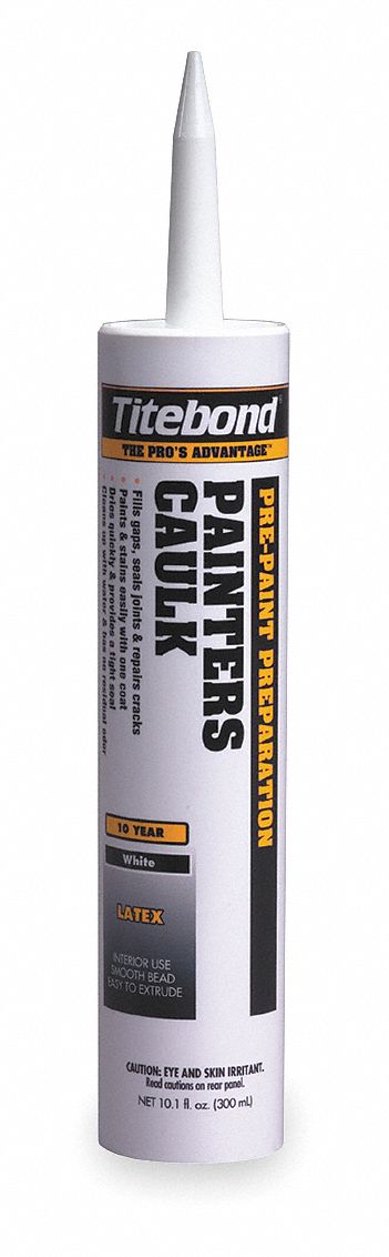 Caulk, Painters, Latex, White, 10.1 Oz