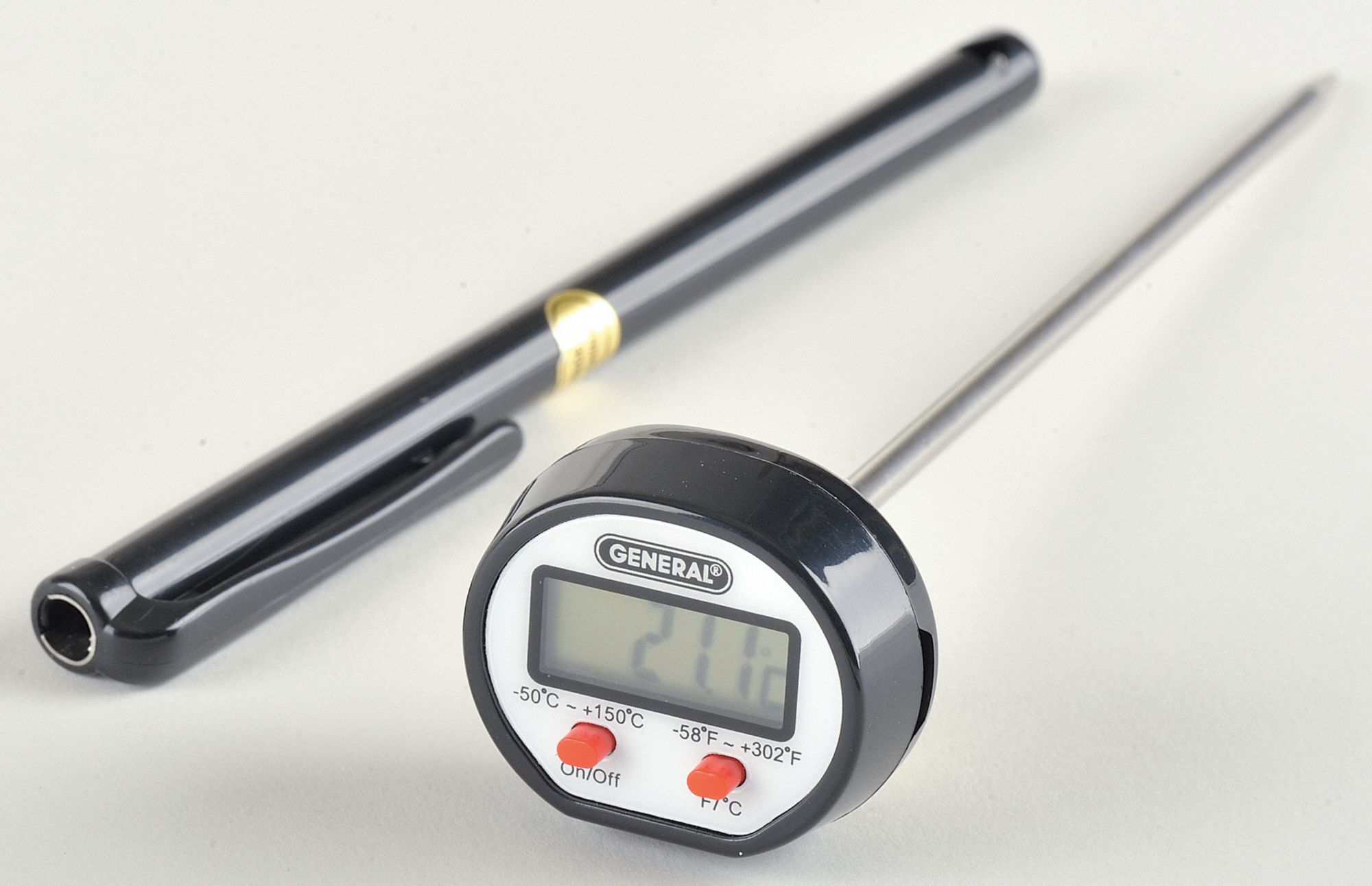Digital Pocket Thermometer, 5 In. L