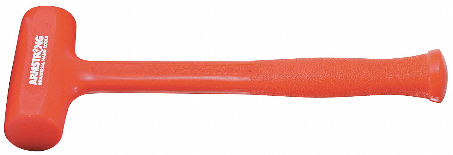 Slimline Deadblow Hammer, 14 Oz, Steel
