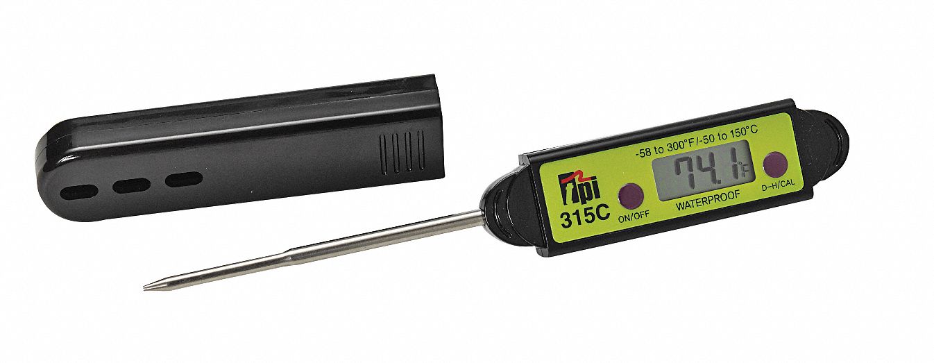 Digital Pocket Thermometer, 2-4/5 In. L