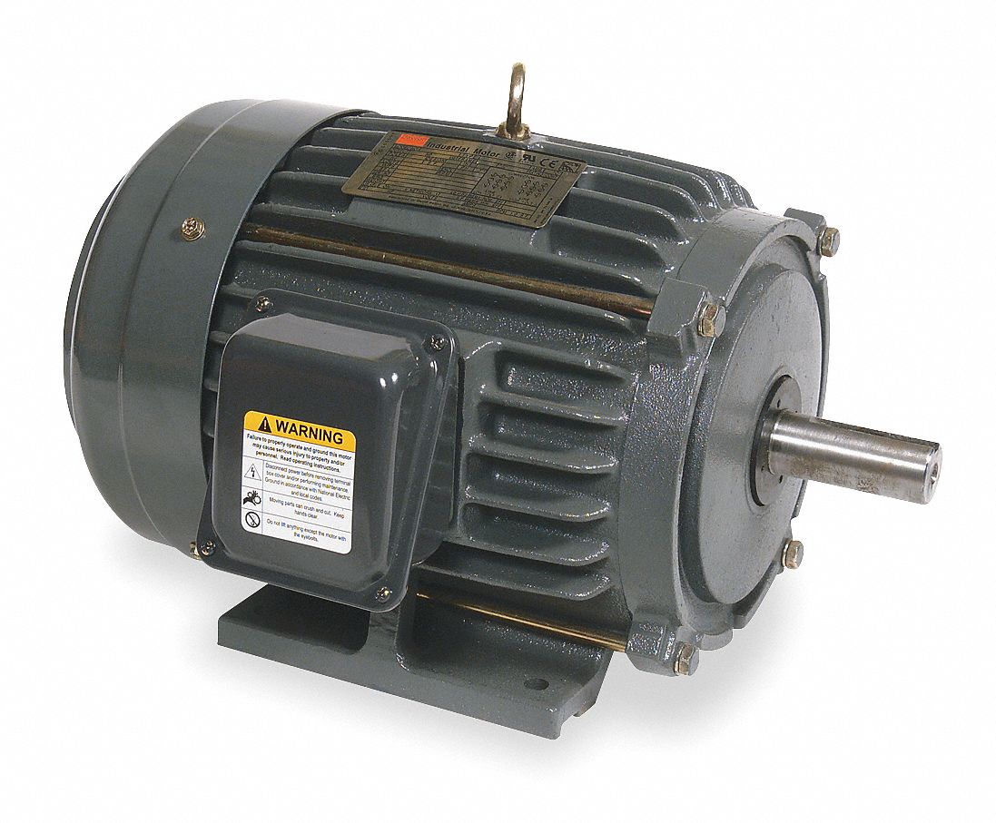 Mtr, 3 Ph, 2 HP, 3450, 208-230/460V, Eff 86.5