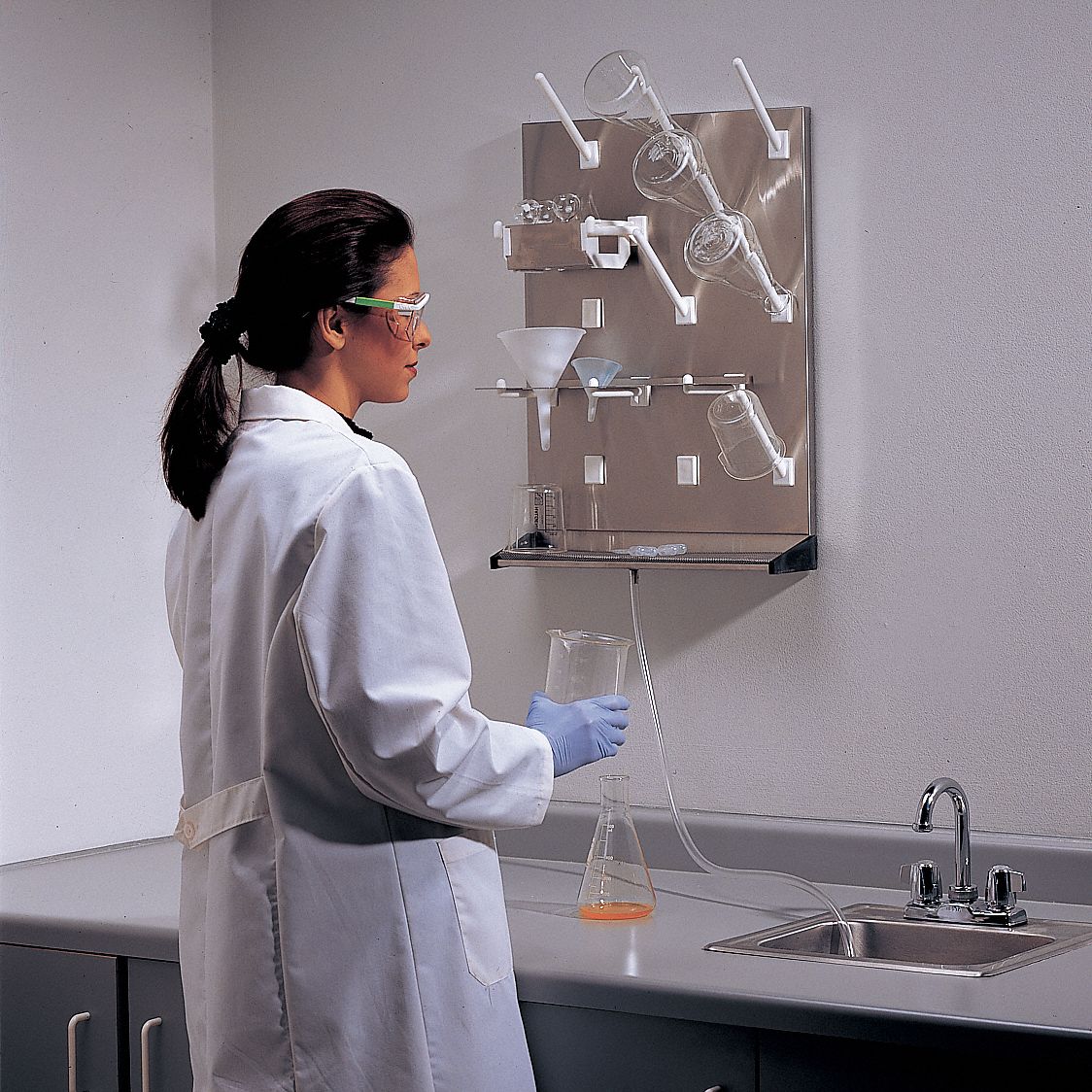 Pegboard Drying Rack, 30x24x3/4In