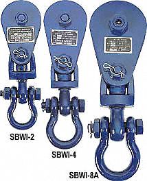 Snatch Block, Swivel Shackle, 4000 lb.