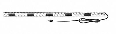 Power Strip, 10 Outlets, 15A Duplex, L48In