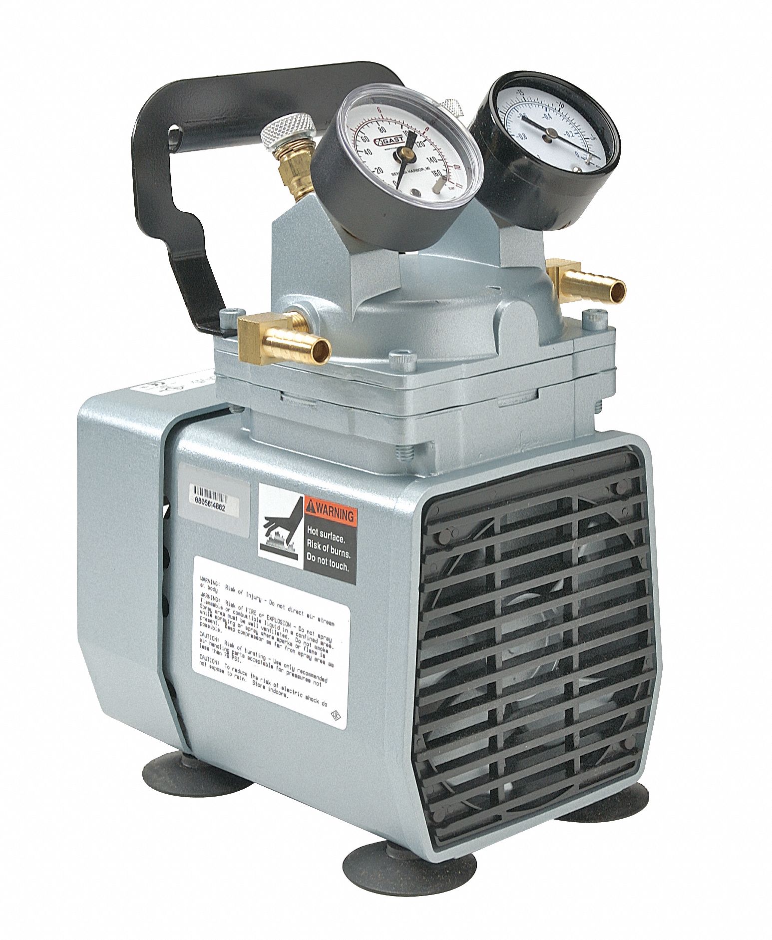 Compressor/Vacuum Pump, 1/8 HP, 60 Hz, 115V