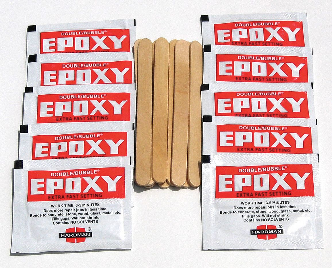 Epoxy, Fast Setting, Amber, 3.5g, Pk10