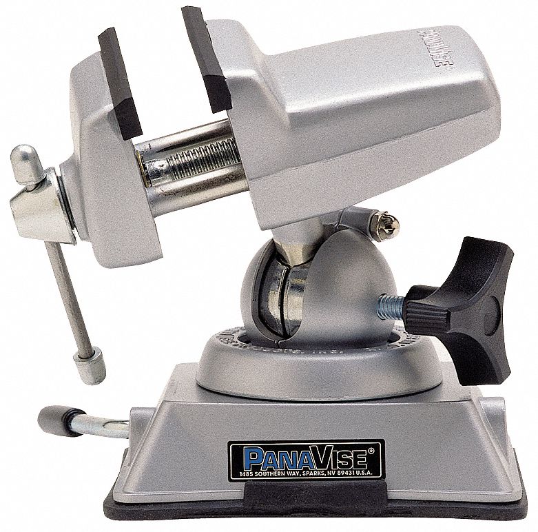 Swivel Vacuum Base Vise, 2 1/2 In