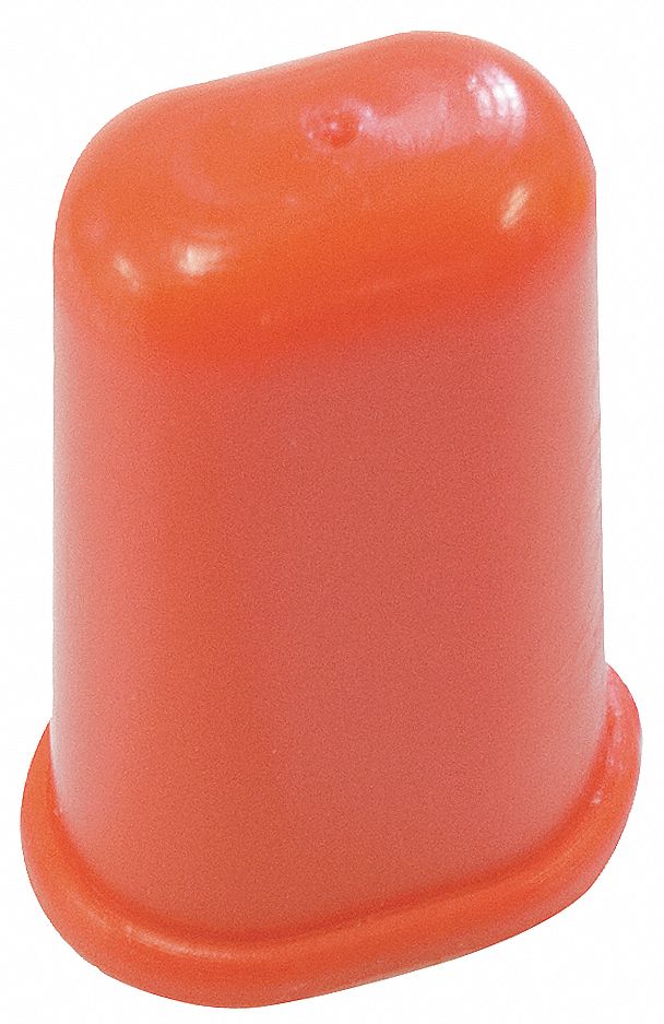 Red Cap, Replacement, For 3KZP4, Pk 5