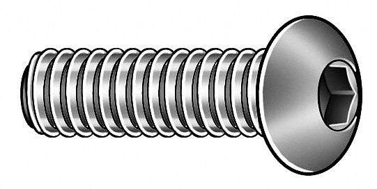 Skt Cap Screw, BTN, M6x1x16mm, Pk 25