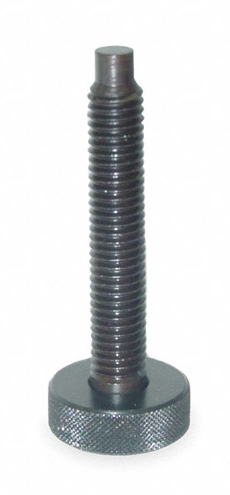 Dog Point Knurled Head Screw, 2 5/16 OAL