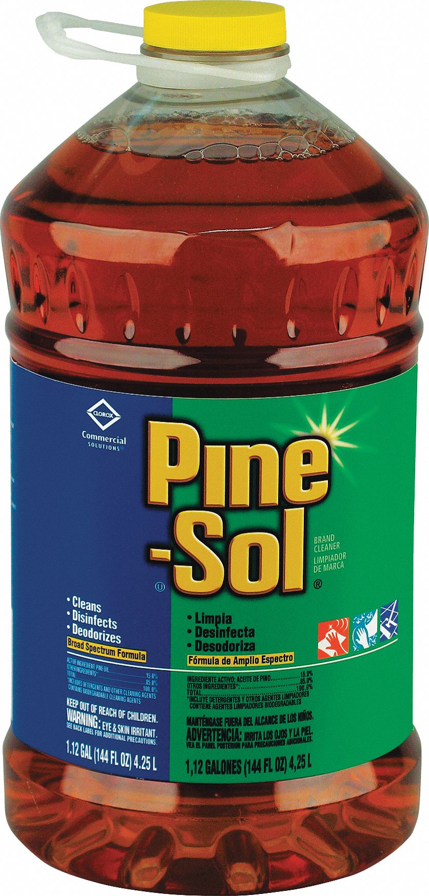 Cleaner and Disinfectant, Size 144 oz.
