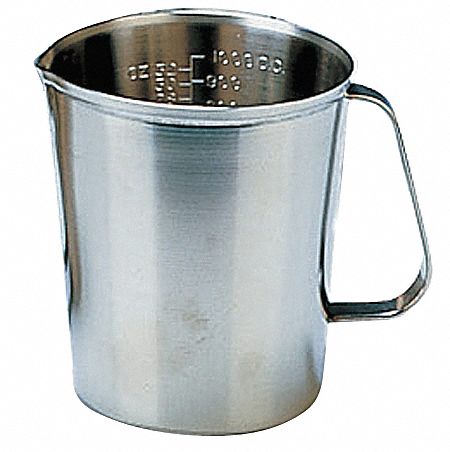 Graduated Measuring Cup, 64 Oz, SS