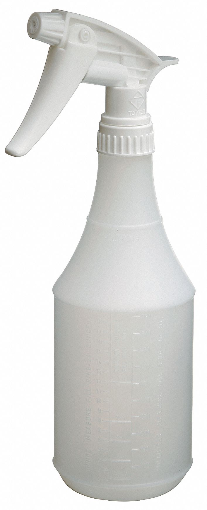 Trigger Spray Bottle, 24 oz., White, PK 3