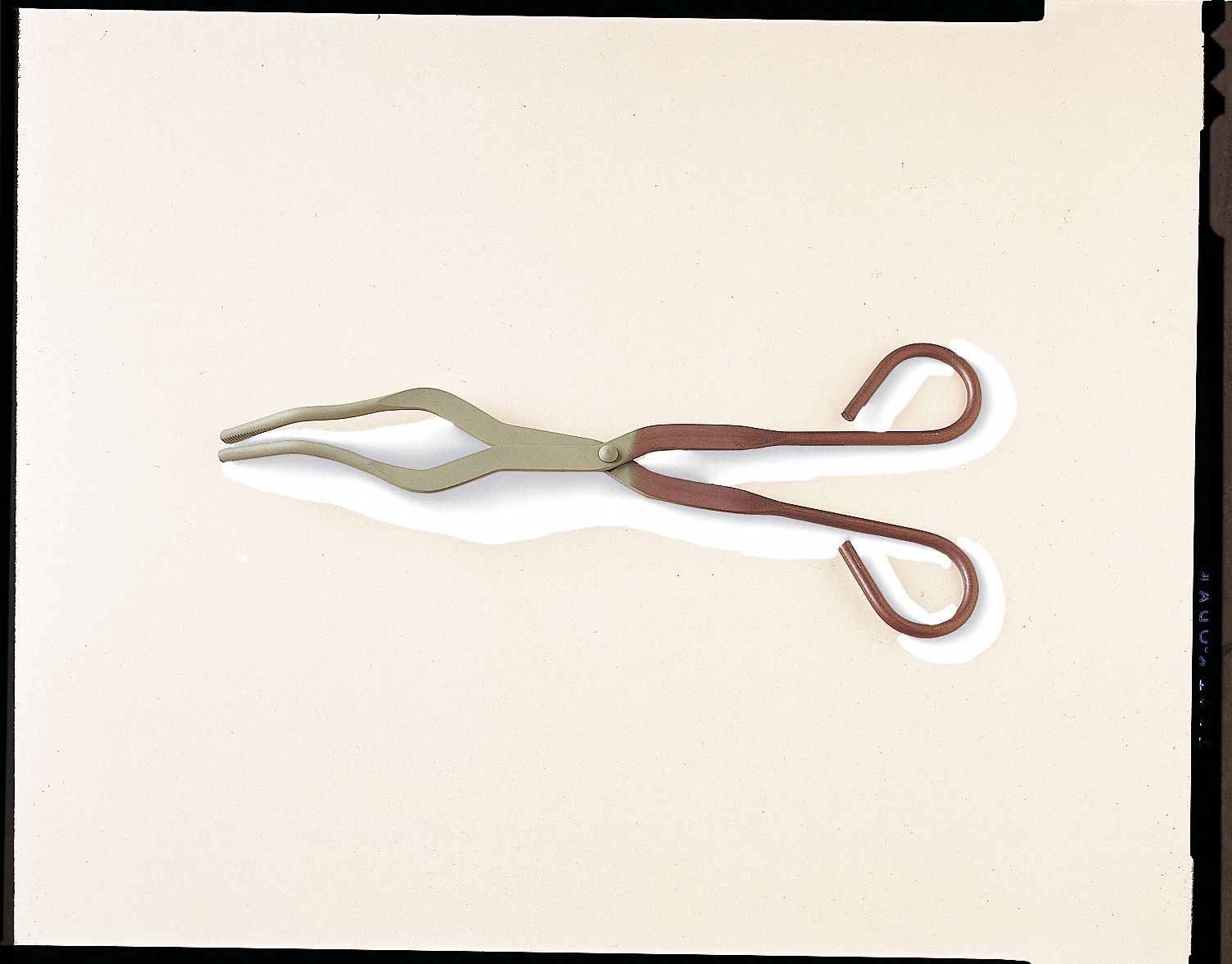 Tongs, PTFE Coated, 9-2/5 In L