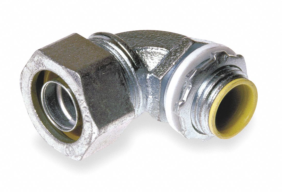90 Deg Connector, 4 In, Insulated