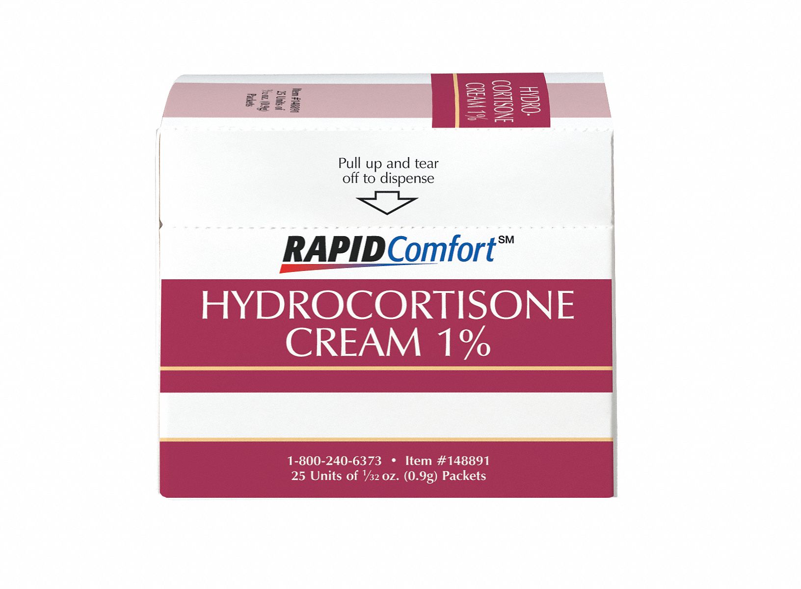 Hydrocortisone Cream Packet, PK 25