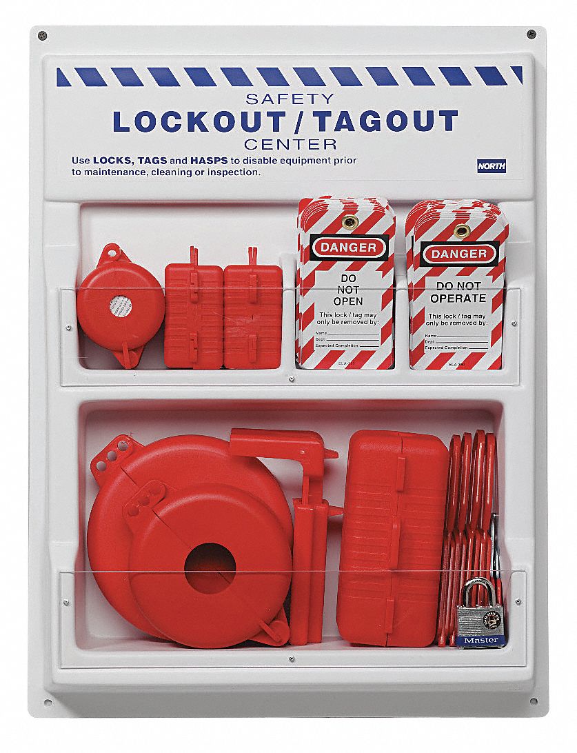 Lockout Station, Filled, Valve Lockout