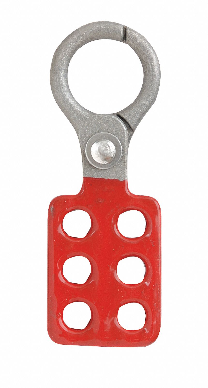 Lockout Hasp, Standard, 6 Lock, 4-3/8 In. L