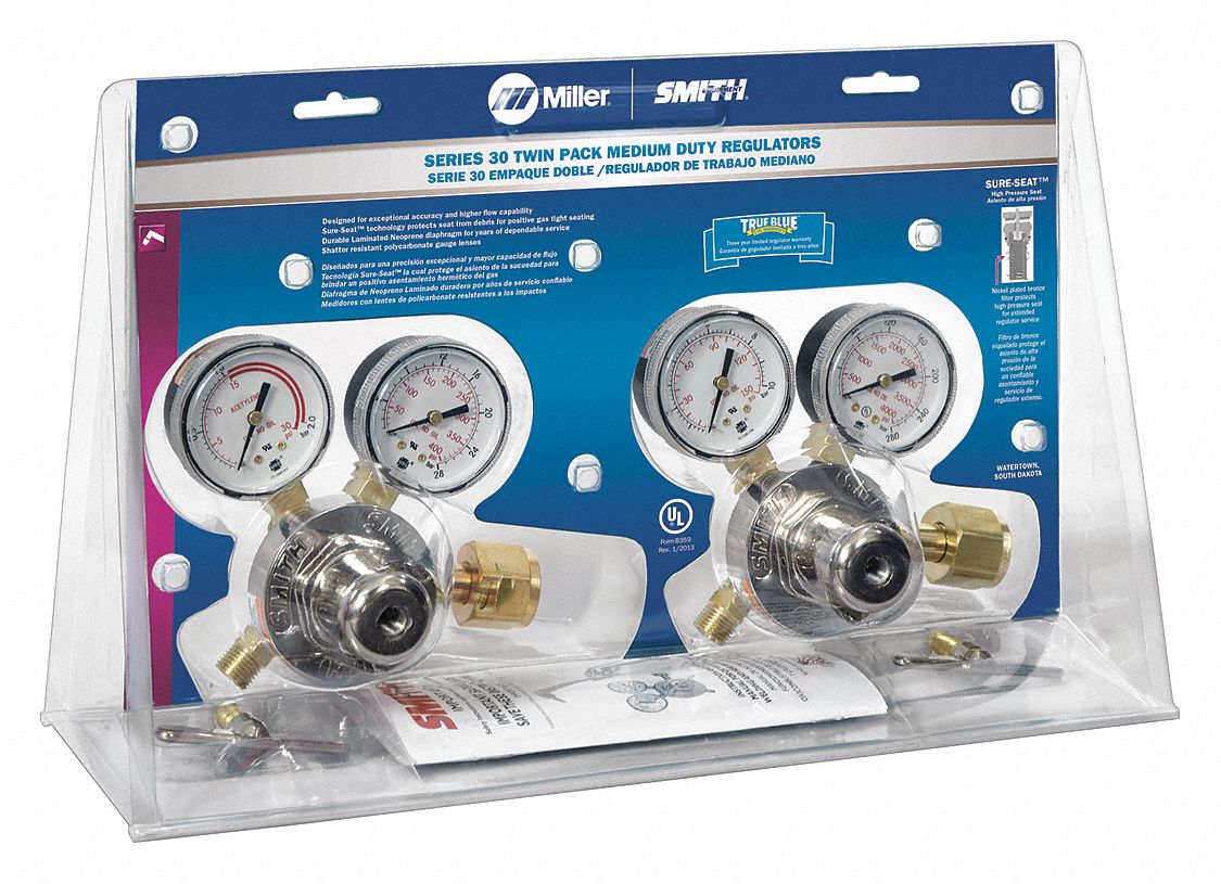 Oxygen/Fuel Regulator Set, Fuel Inlet 510