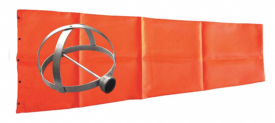 Windsock Kit, Orange, 10 In.