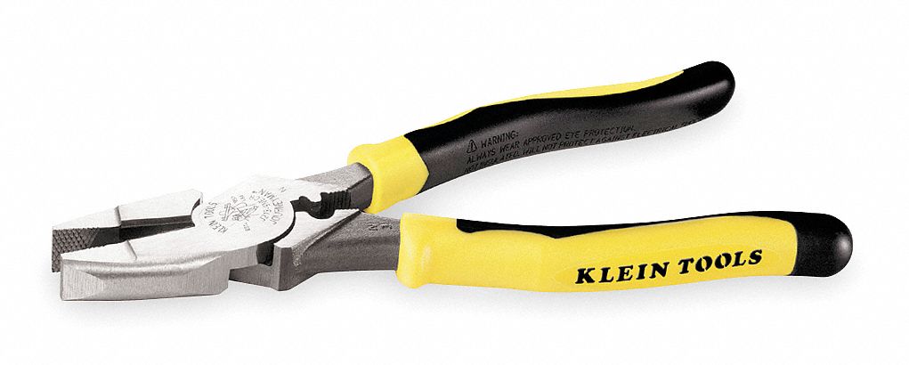 Side Cut Plier w/Crimper, 9 In