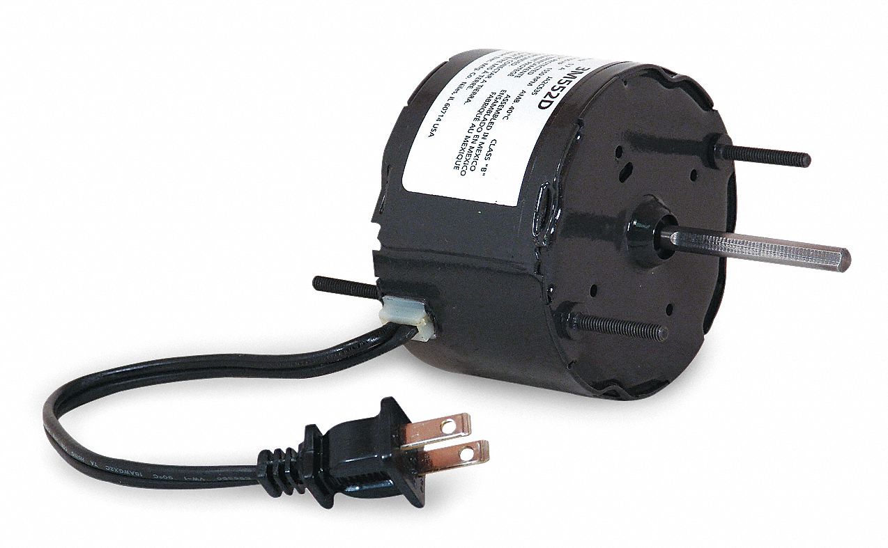 HVAC Motor, 2 In. L, 0.7A, Sleeve, Auto