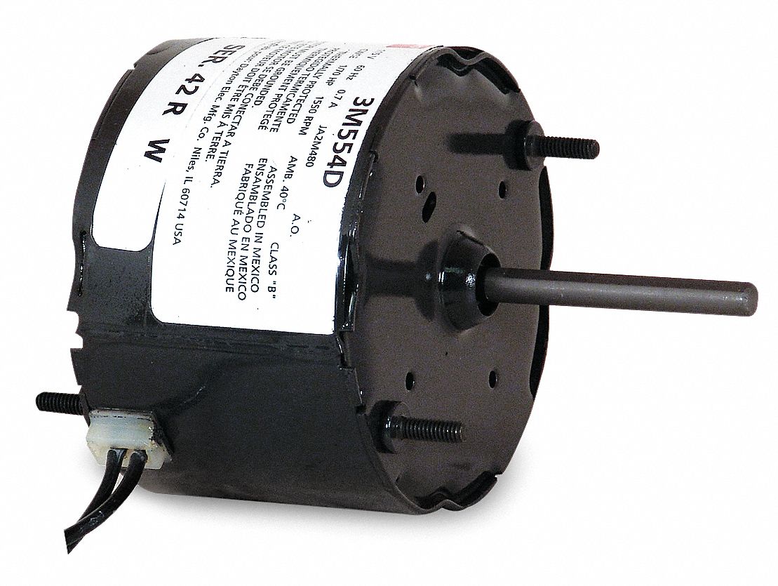 HVAC Motor, 0.9A, Sleeve, Auto, 2-5/16 In. L