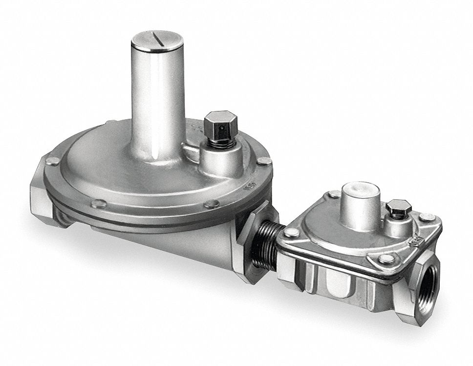 Line Gas Pressure Regulator, 1/2 In FNPT