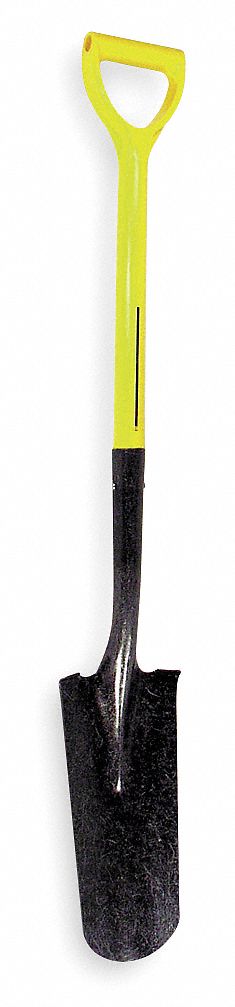 DrainSpade, 27 In Handle, 4-3/4 Blade, 16ga