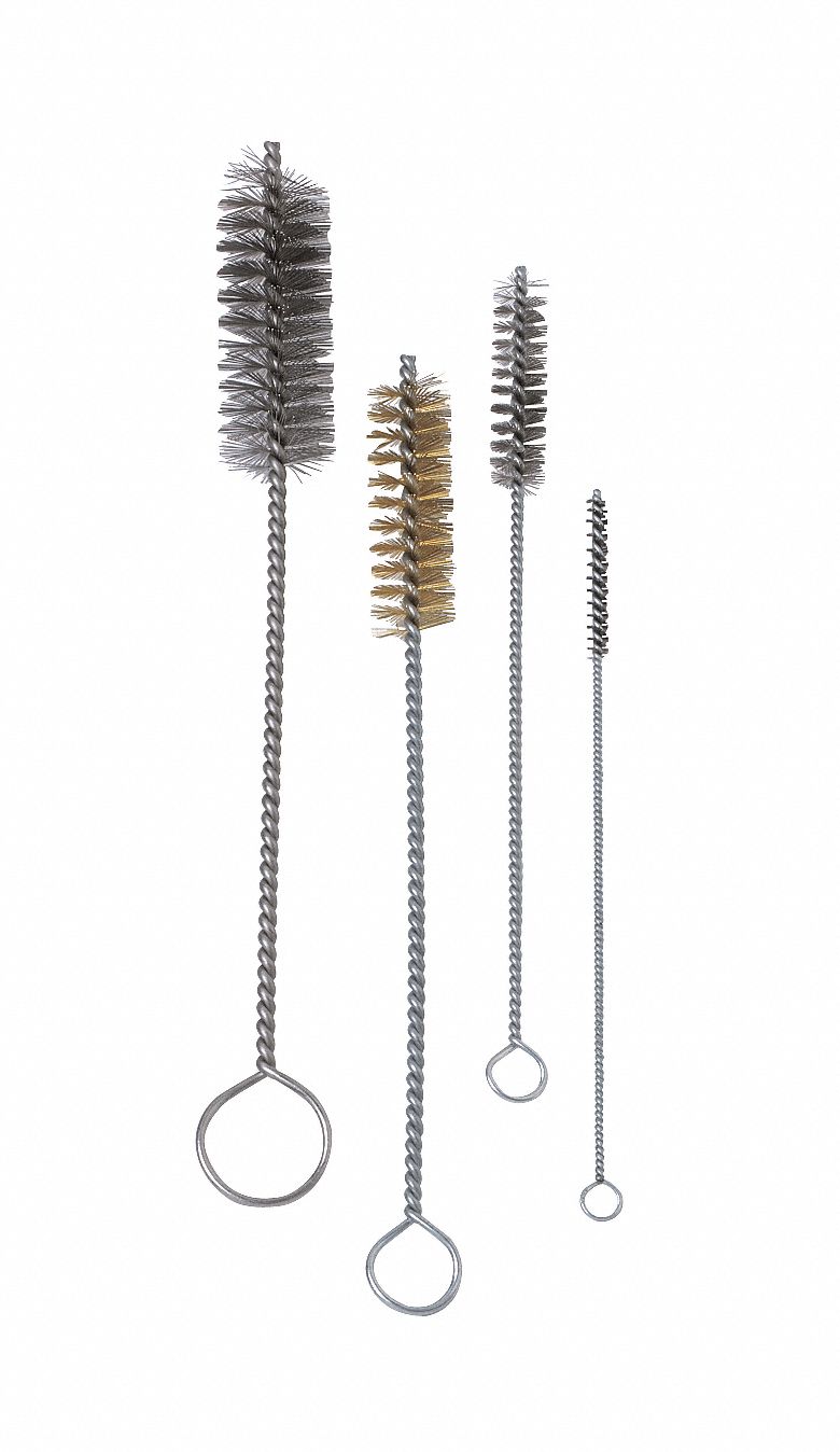 Tube Brush, .008 Wire, Tan, 10 In. OAL