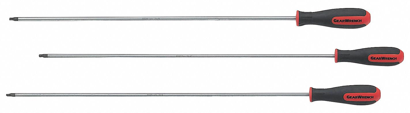 Extra Long Torx Screwdriver, 3PC