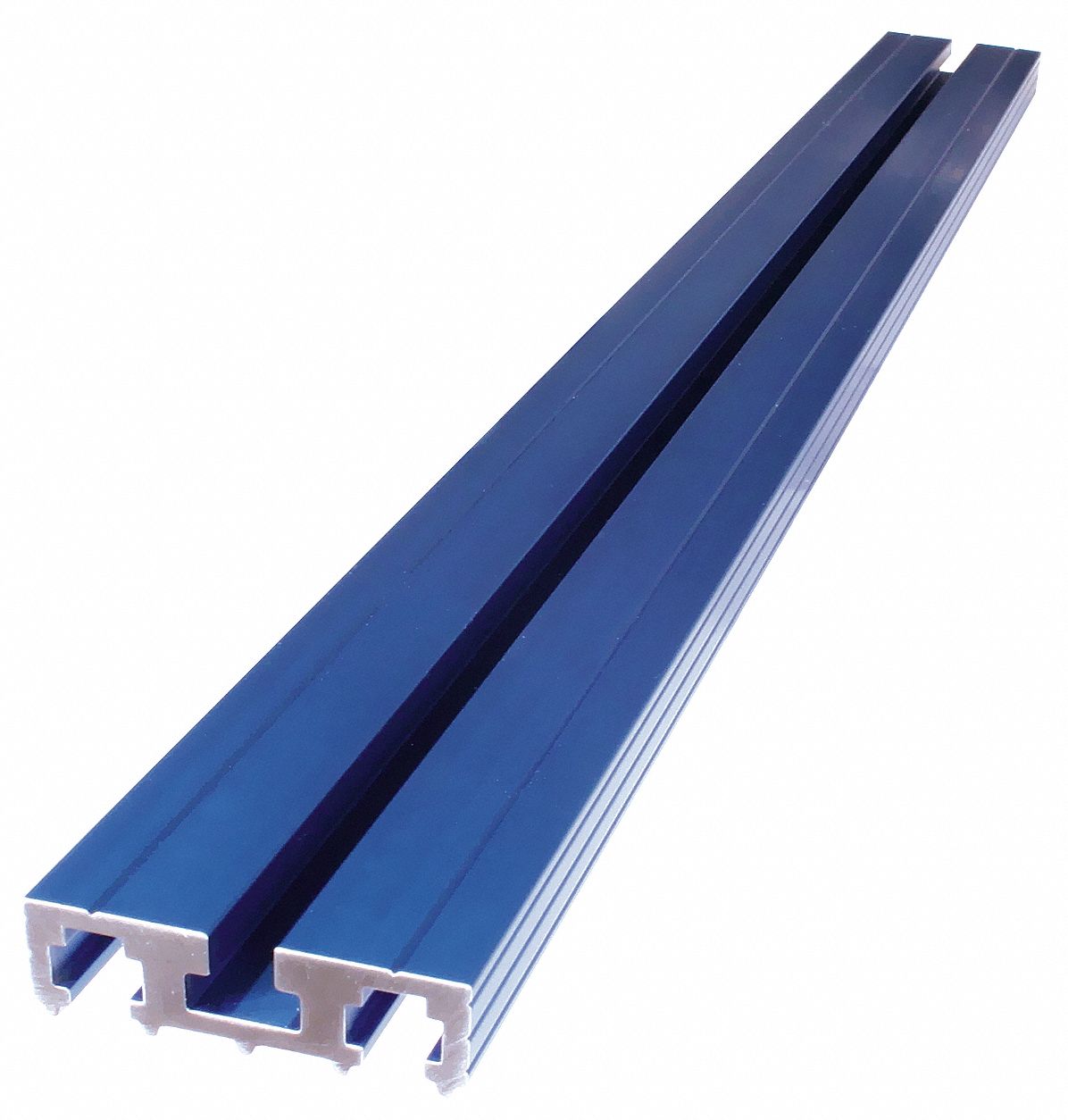 Clamping Track, 33-3/4Wx2-1/4Dx3/4H, Blue