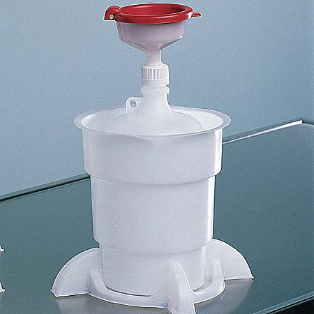 8 In Safety Can Funnel, 1750 mL, Drum, Blue