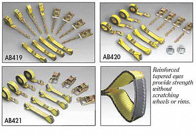 Tie-Down Strap, Ratchet, 30 In., 4700 lb.