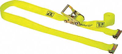 Logistic Ratchet Strap, 16ft x 2In, 1000lb