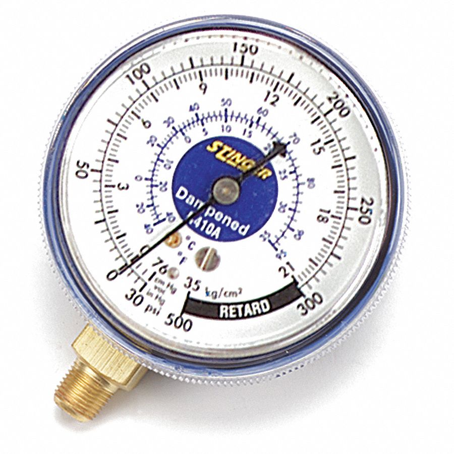 Refrigerant Gauge, Blue, R410A