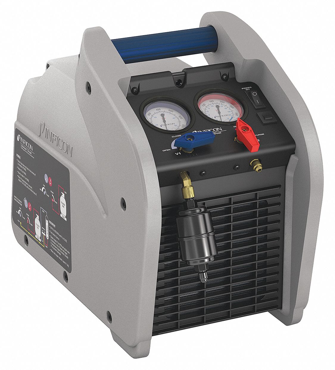 Refrigerant Recovery Machine, 1/2 HP, 120v